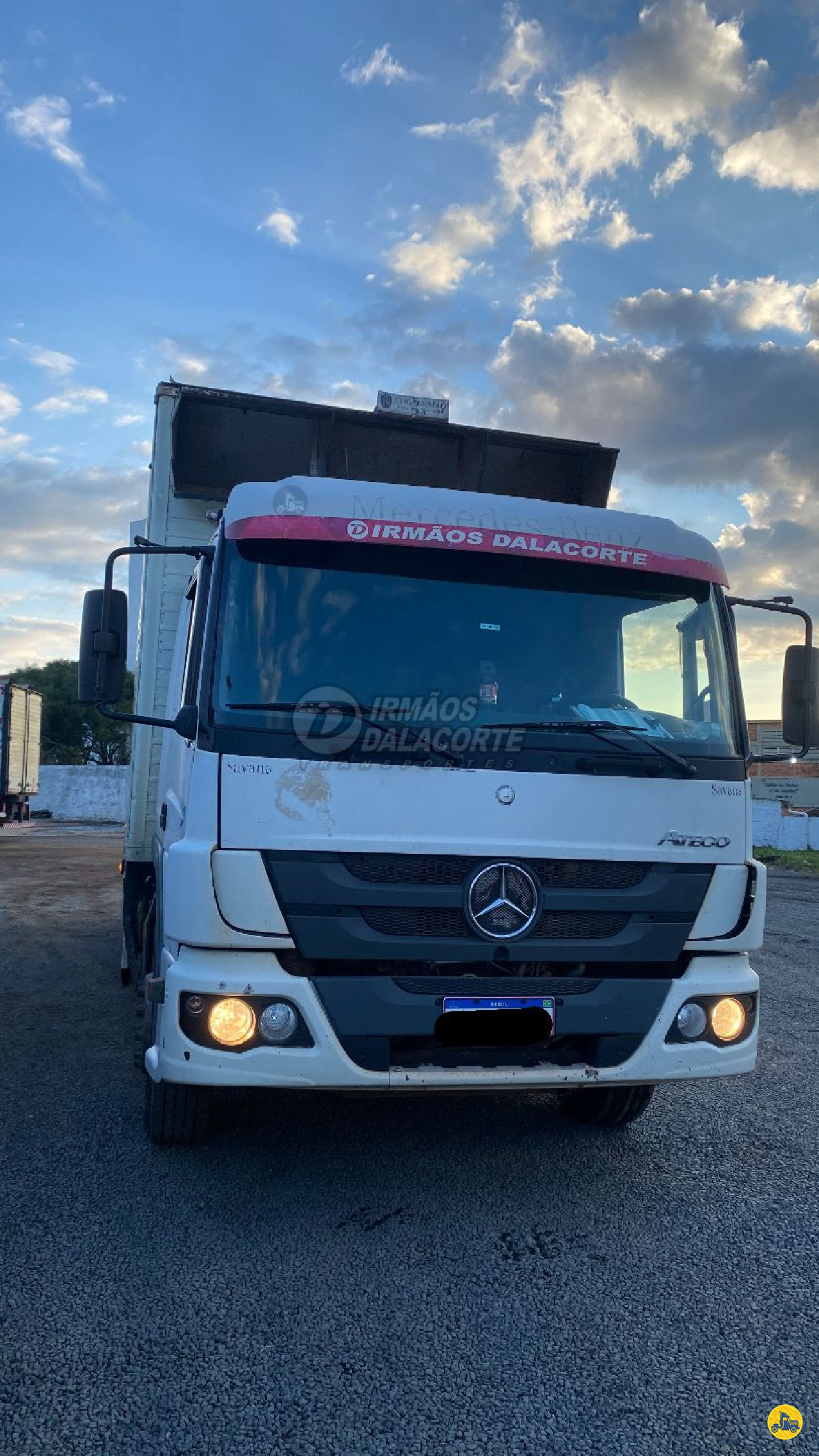 CAMINHAO MERCEDES-BENZ MB 1726 Baú Furgão Toco 4x2 Irmãos Dalacorte - Transportes VILA MARIA RIO GRANDE DO SUL RS